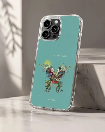 Coldplay Live In Sao Paulo butterfly collage phone case
