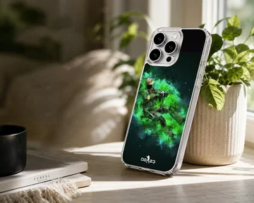 Counter-Strike tactical green gaming artwork phone case — Lifestyle