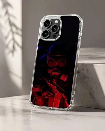 Counter strike tactical soldier digital illustration phone case