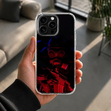 Counter strike tactical soldier digital illustration phone case — Lifestyle