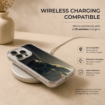 Gritty digital illustration of a tactical soldier smoking a cigarette on a dark, moody phone case — Charging