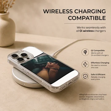 Close up photograph of a couple holding hands in a car printed on a sleek phone case — Charging