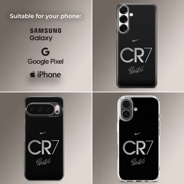 Cristiano Ronaldo signature design on a phone case — Collage