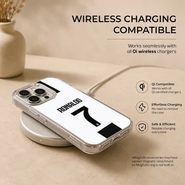 Cristiano Ronaldo minimalist design on phone case — Charging