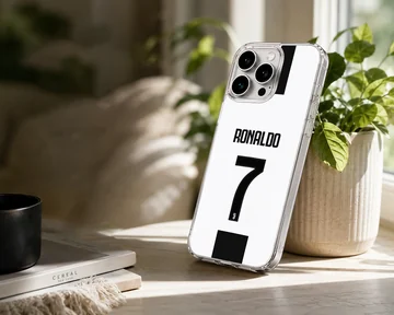 Cristiano Ronaldo minimalist design on phone case — Lifestyle