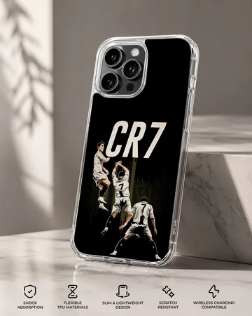 Cristiano Ronaldo CR7 dynamic football design phone case — Specs