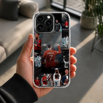 Cristiano Ronaldo photographic montage design phone case — Lifestyle