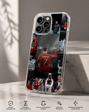Cristiano Ronaldo photographic montage design phone case — Specs