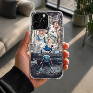 Cristiano Ronaldo soccer artwork on a phone case — Lifestyle
