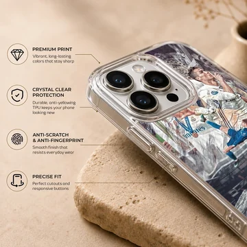Cristiano Ronaldo soccer artwork on a phone case — Info