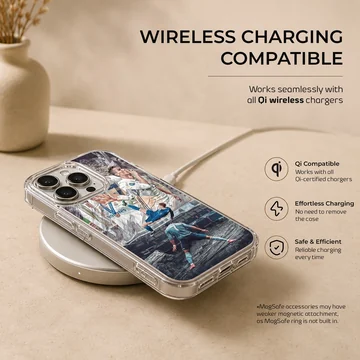 Cristiano Ronaldo soccer artwork on a phone case — Charging