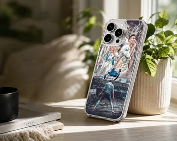 Cristiano Ronaldo soccer artwork on a phone case — Lifestyle