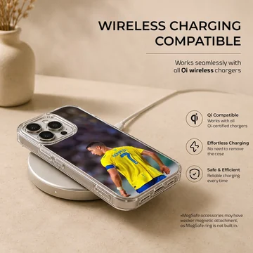 Cristiano Ronaldo in action on phone case — Charging