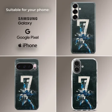 Dynamic Cristiano Ronaldo design on phone case — Collage