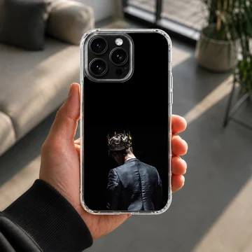 Stylish crown design showcased on a sleek phone case — Lifestyle