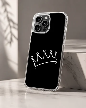 Minimalist crown design on a stylish phone case — Hero
