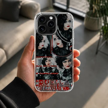 Striking Cruella De Vil design on a phone case — Lifestyle