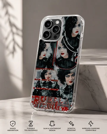 Striking Cruella De Vil design on a phone case — Specs