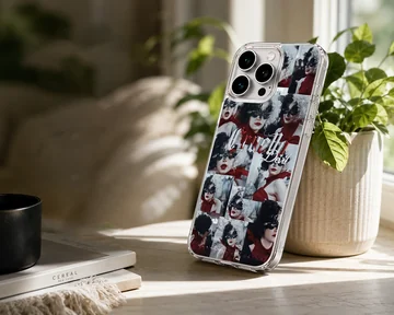 Edgy Cruella De Vil artwork on a stylish phone case — Lifestyle