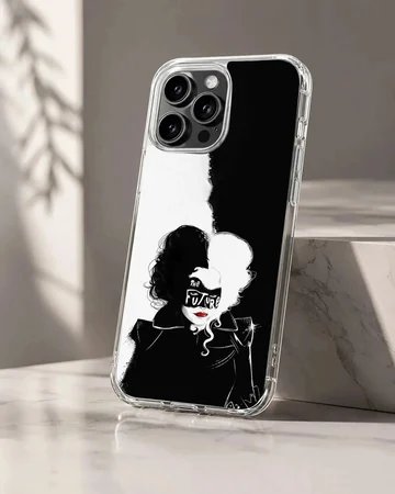 Cruella De Vil illustration phone case