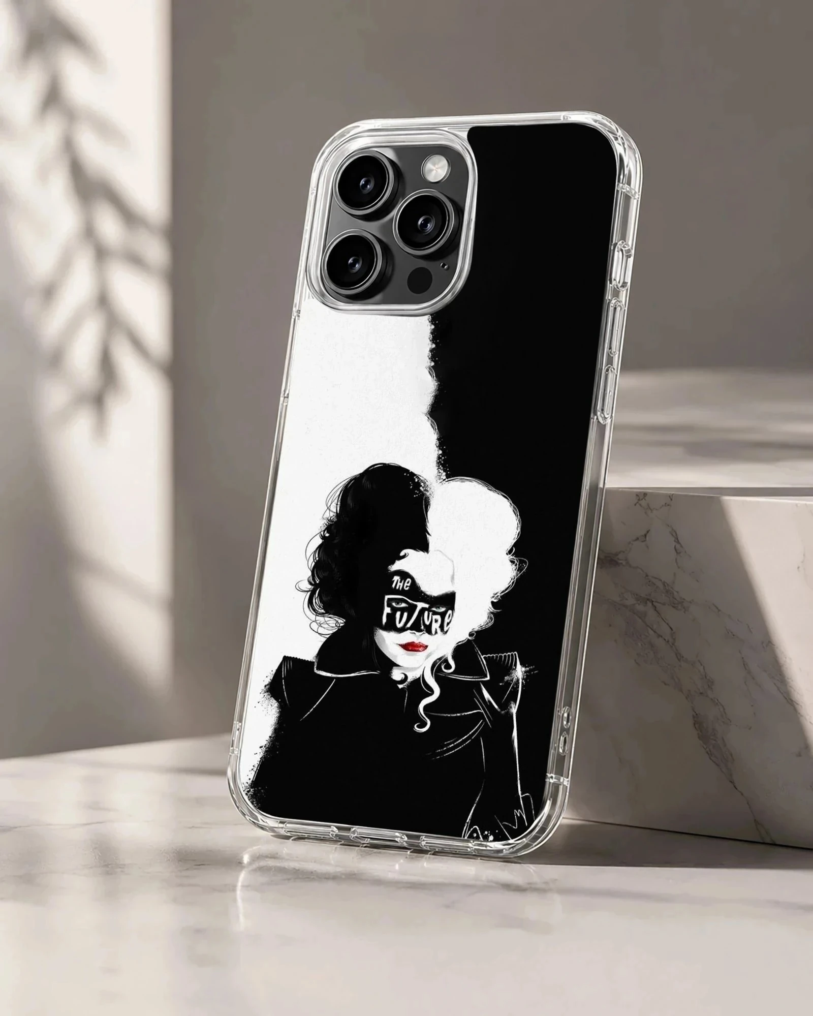 Cruella De Vil illustration phone case