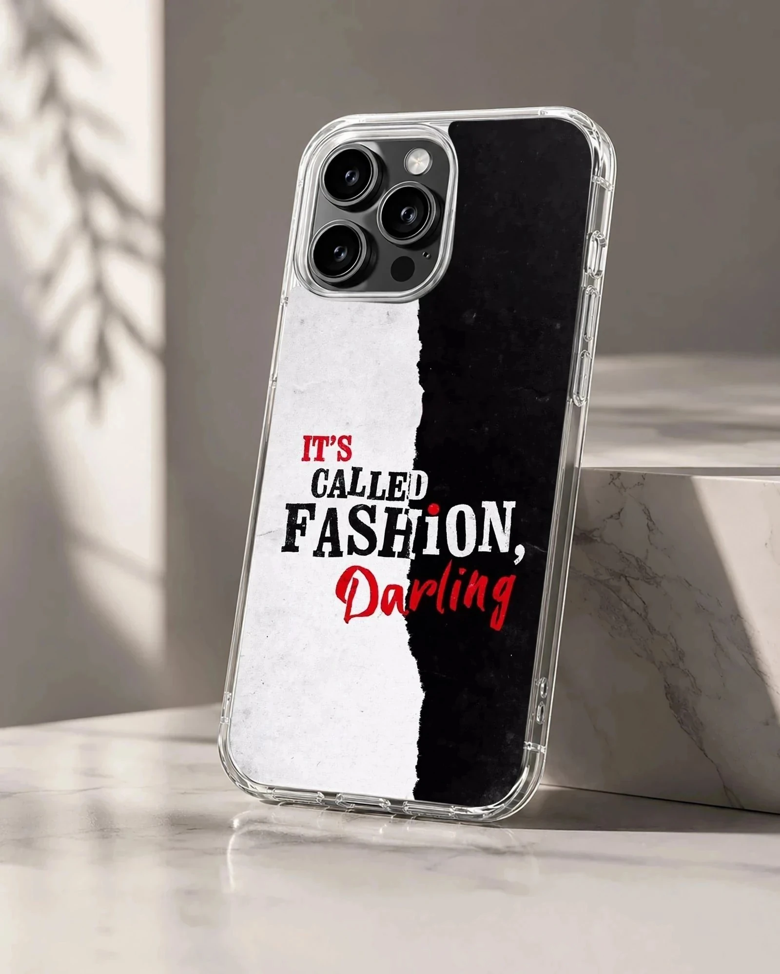 Cruella De Vil design with bold typography – phone case