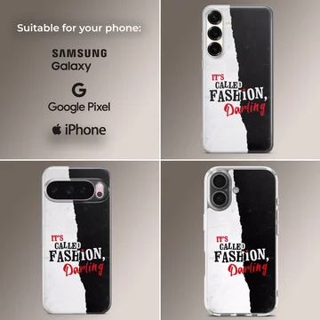 Cruella De Vil design with bold typography – phone case — Collage
