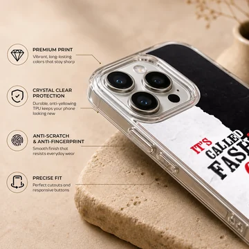 Cruella De Vil design with bold typography – phone case — Info