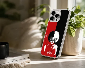 Edgy Cruella De Vil design on a phone case — Lifestyle
