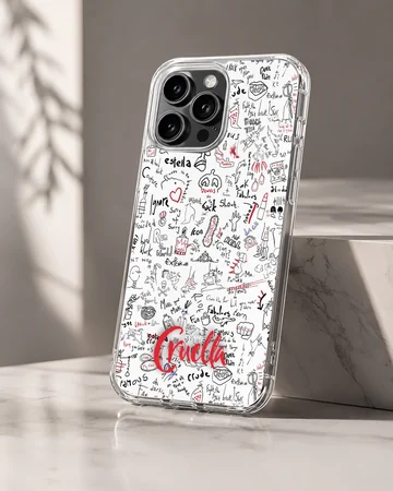Edgy Cruella De Vil artwork on a phone case — Hero