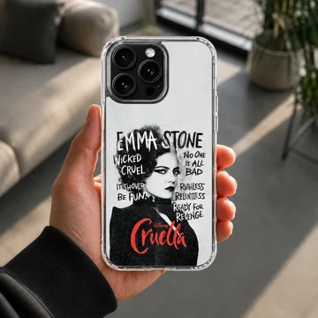 Edgy Cruella De Vil design on soft TPU phone case — Lifestyle