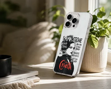 Edgy Cruella De Vil design on soft TPU phone case — Lifestyle