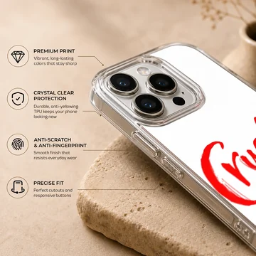 Bold typographic design of 'Cruella' on a phone case — Info