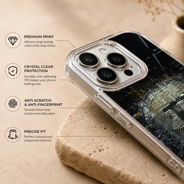 Bold Bitcoin pattern design on a stylish phone case — Info