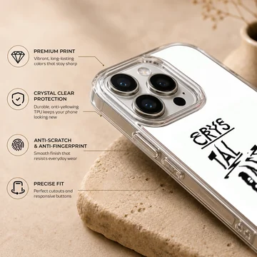 Bold typography design on a Crystal Castles phone case — Info