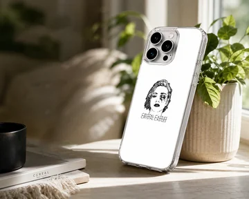 Bold graphic design featuring Crystal Castles on a phone case — Lifestyle