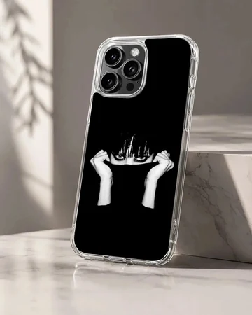 Edgy Crystal Castles artwork on a phone case