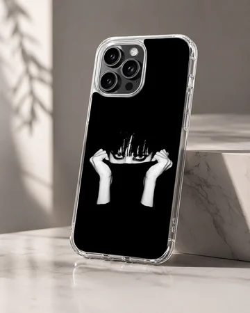 Edgy Crystal Castles artwork on a phone case — Hero