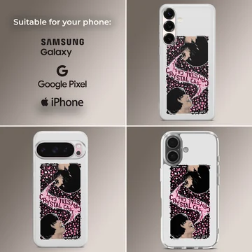 Edgy digital artwork of Crystal Castles on a phone case — Collage