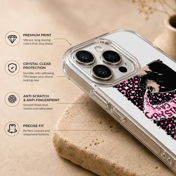 Edgy digital artwork of Crystal Castles on a phone case — Info