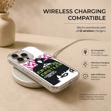 Crystal Castles graphic design on a phone case — Charging