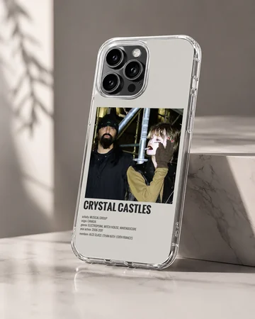 Dynamic Crystal Castles artwork on a phone case — Hero