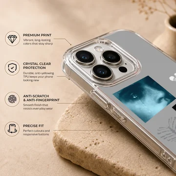 Edgy artwork featuring emotional expressions on a phone case — Info