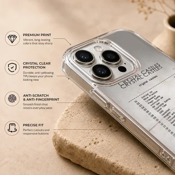 Crystal Castles phone case with bold typography and music vibes — Info