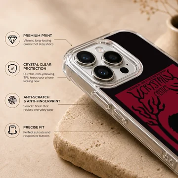Edgy crystal castles design phone case — Info