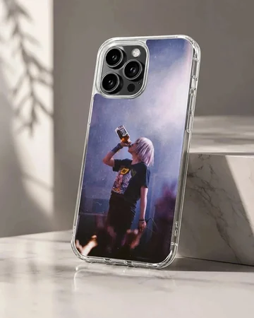 Vibrant Crystal Castles performance captured in this phone case