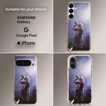 Vibrant Crystal Castles performance captured in this phone case — Collage