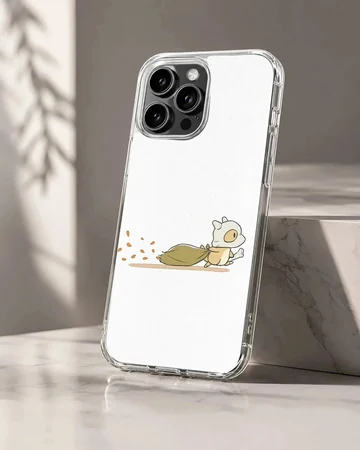 Playful cartoon design of Cubone on a phone case