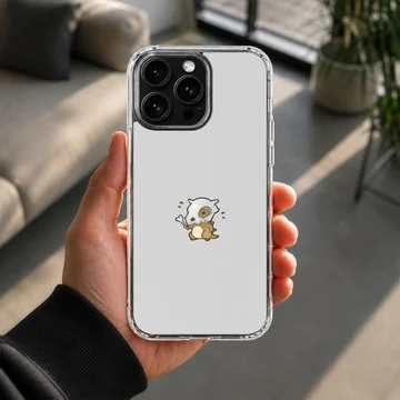 Whimsical Cubone character printed on a phone case — Lifestyle