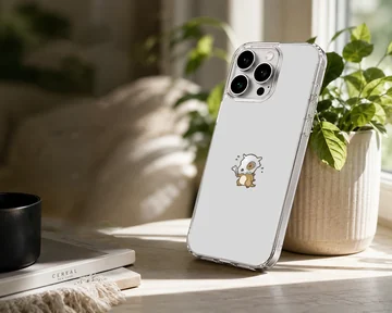 Whimsical Cubone character printed on a phone case — Lifestyle